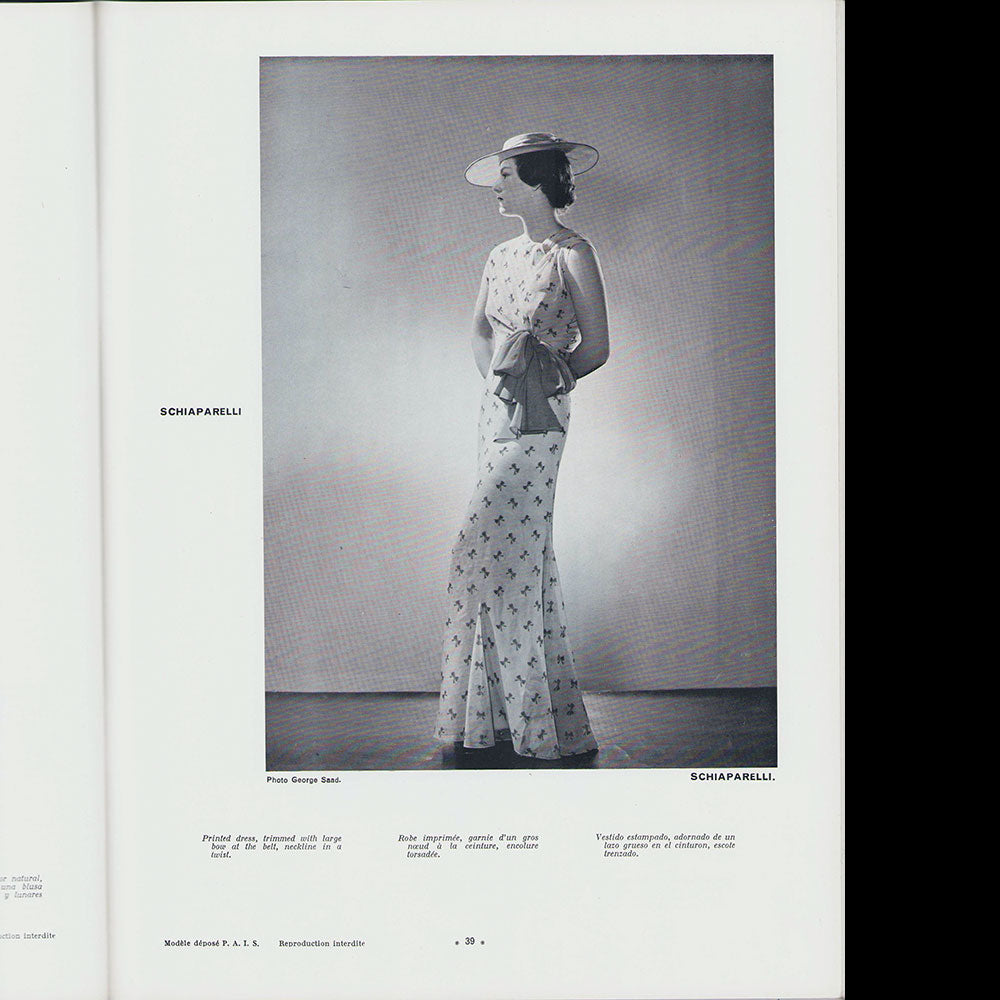 L'Officiel de la mode et de la couture de Paris - juin 1935