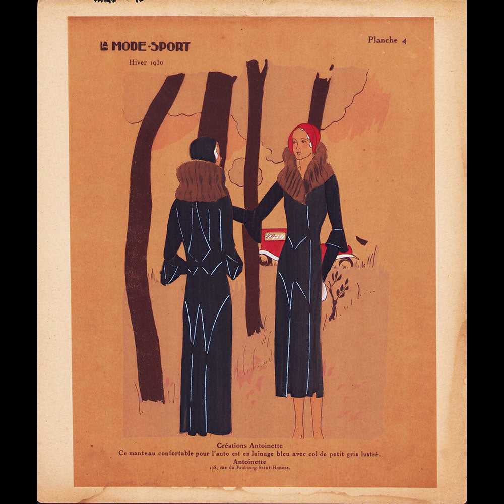 La Mode Sport, Hiver 1930, Réunion de 7 planches