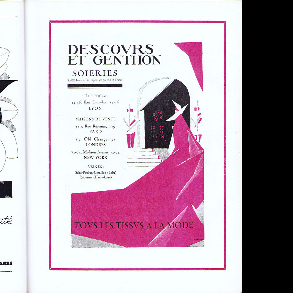 La Soierie de Lyon, mai 1928 - Numéro spécial consacré aux soies imprimées