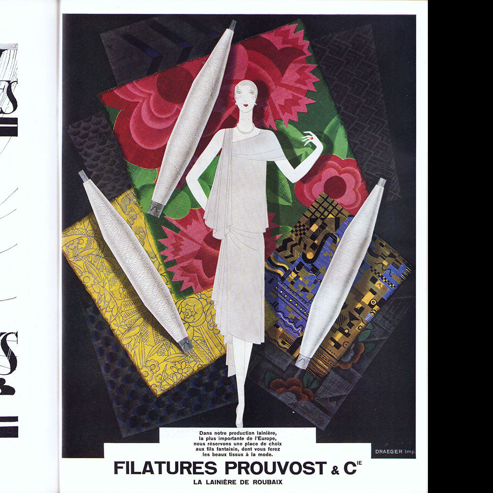 La Soierie de Lyon, mai 1928 - Numéro spécial consacré aux soies imprimées