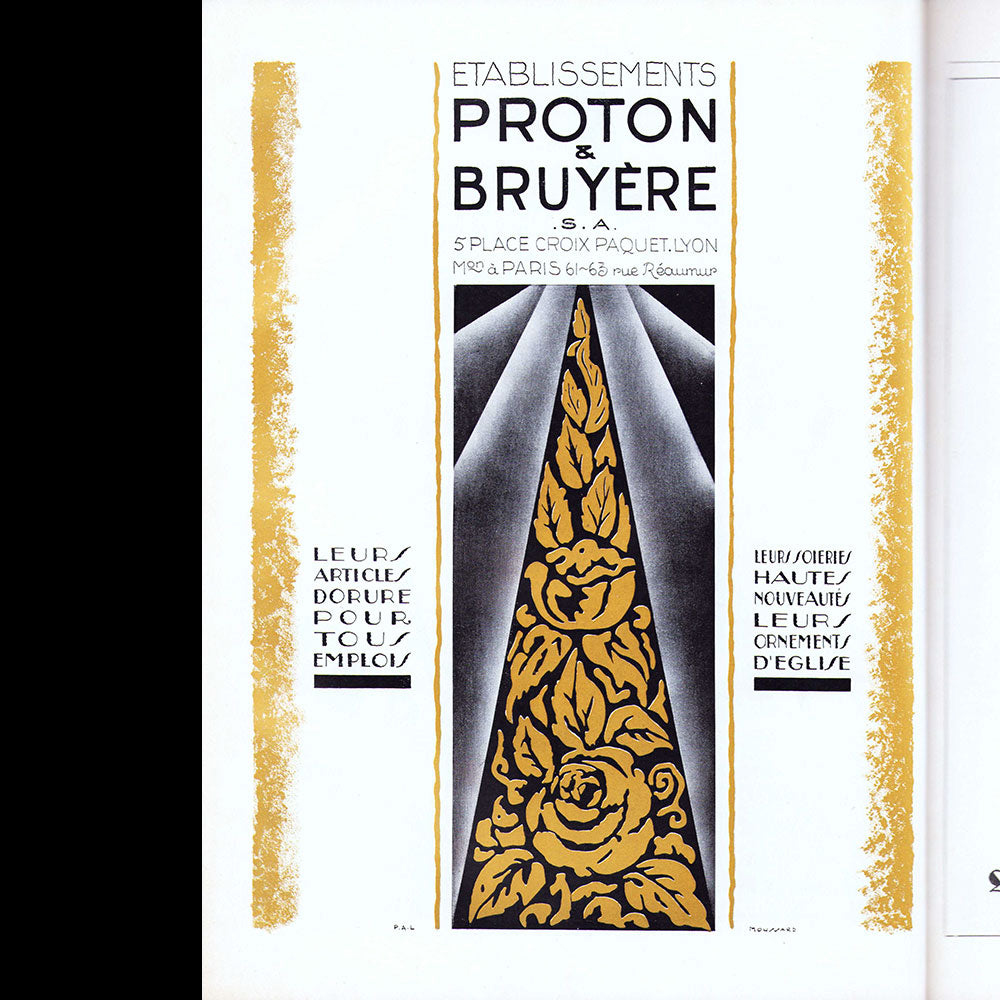 La Soierie de Lyon, mai 1928 - Numéro spécial consacré aux soies imprimées