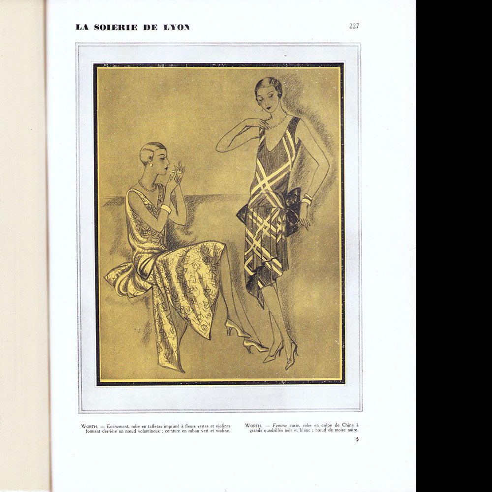 La Soierie de Lyon, mai 1928 - Numéro spécial consacré aux soies imprimées