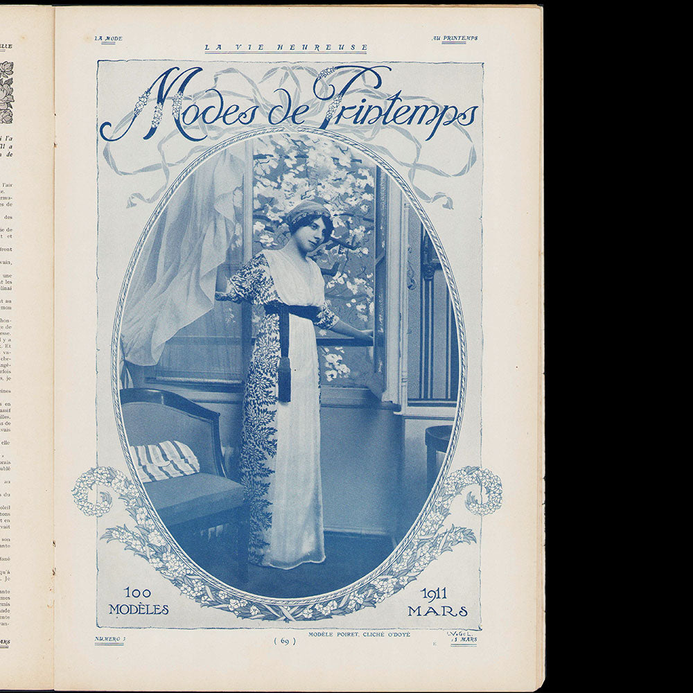 La Vie Heureuse, 15 mars 1911 - modèles de Paul Poiret