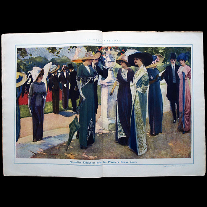 La Vie Heureuse, 15 mars 1911 - modèles de Paul Poiret