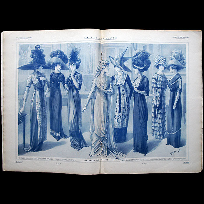 La Vie Heureuse, 15 mars 1911 - modèles de Paul Poiret