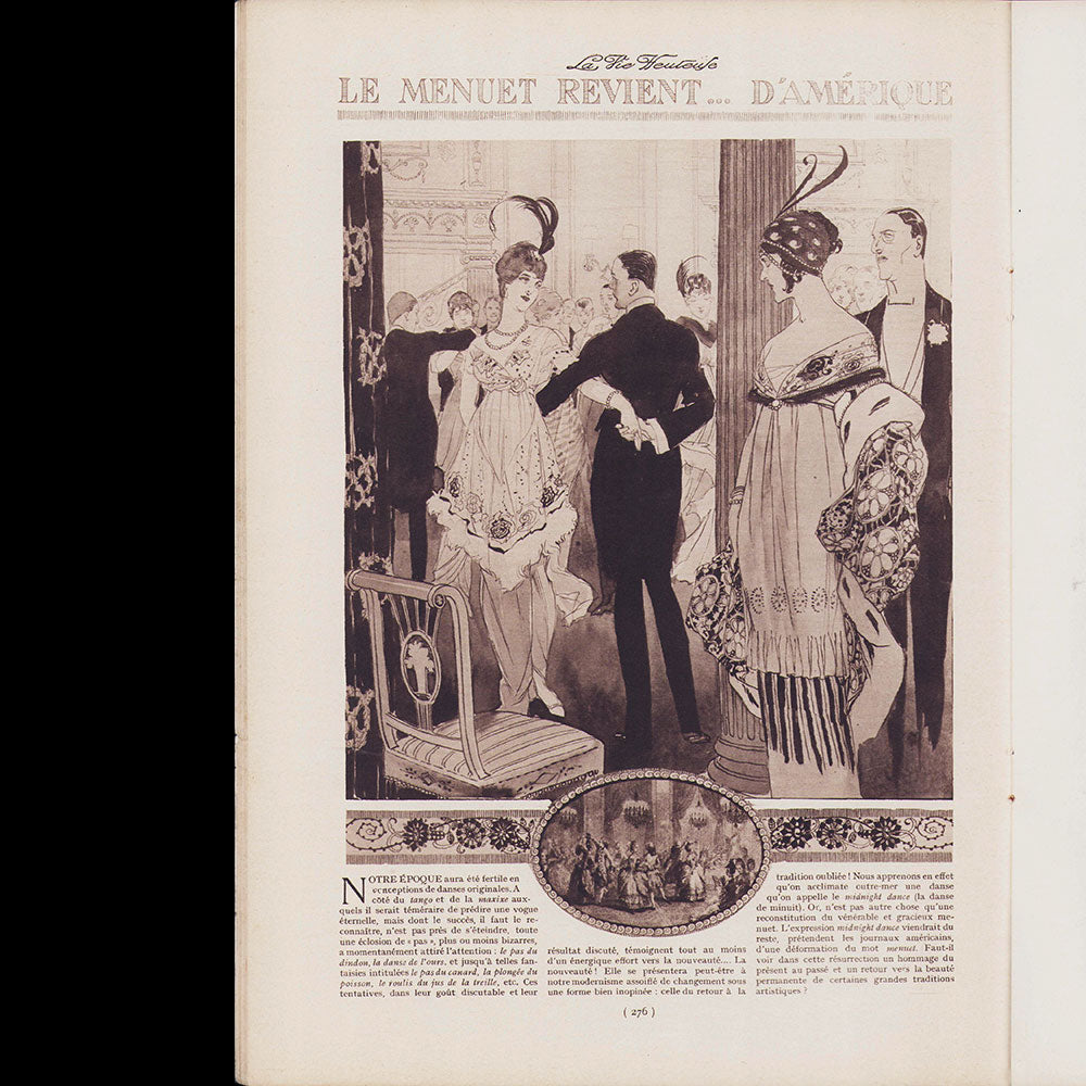 La Vie Heureuse, 5 novembre 1913, couverture d'Antonio de la Gandara