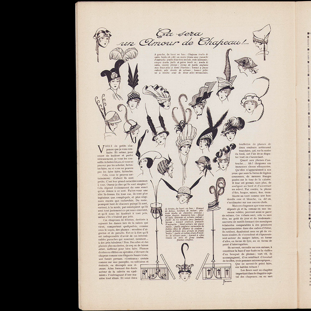 La Vie Heureuse, 5 février 1914, couverture de Brunelleschi