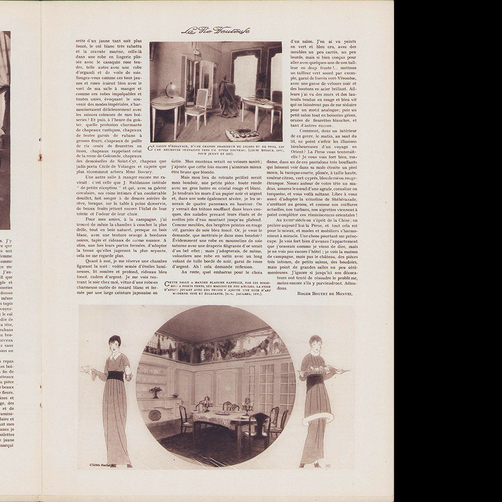 La Vie Heureuse, 5 février 1914, couverture de Brunelleschi