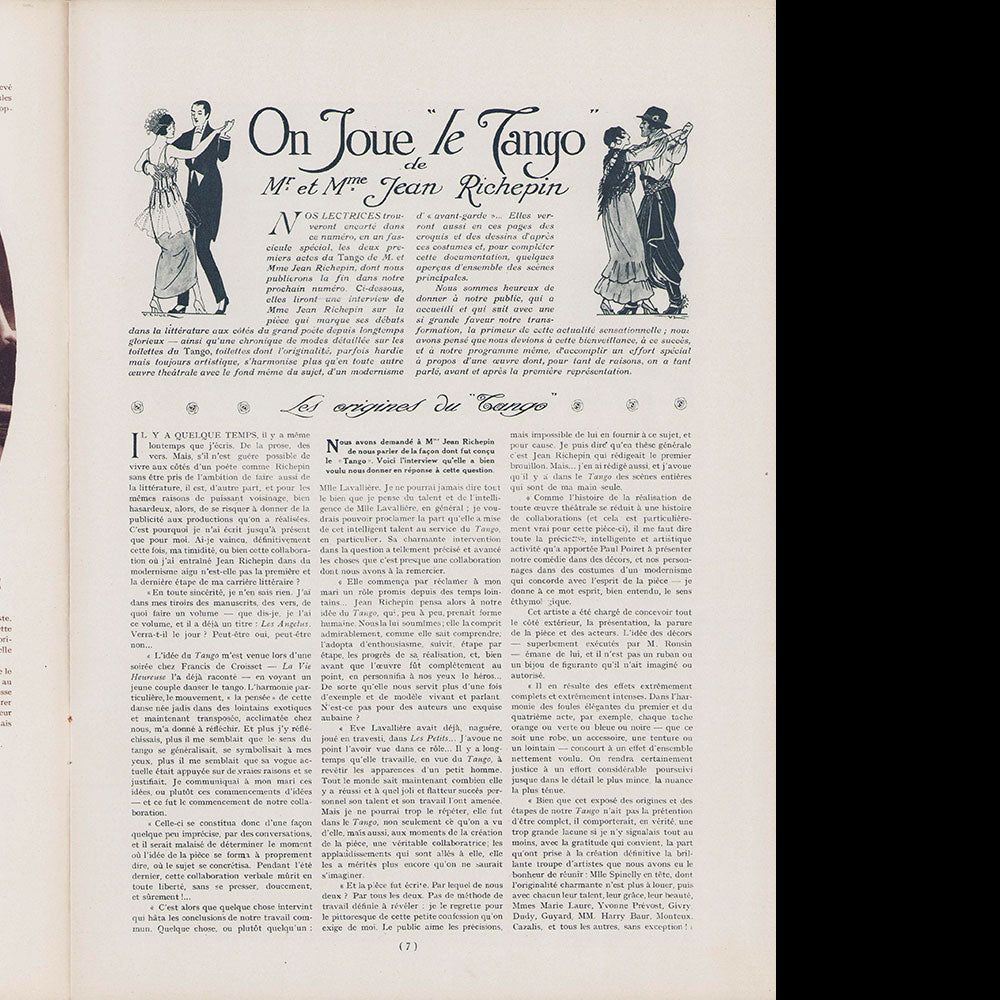 La Vie Heureuse, 5 janvier 1914