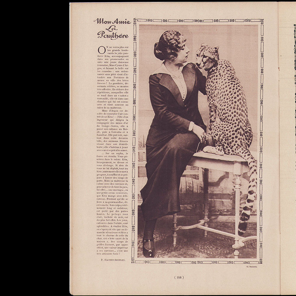 La Vie Heureuse, 5 juillet 1914, couverture d'André Pécoud