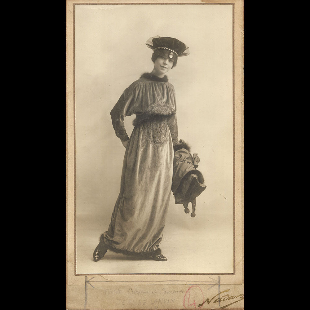 House of Lanvin – The model Aimée, photograph by Paul Nadar (1913)