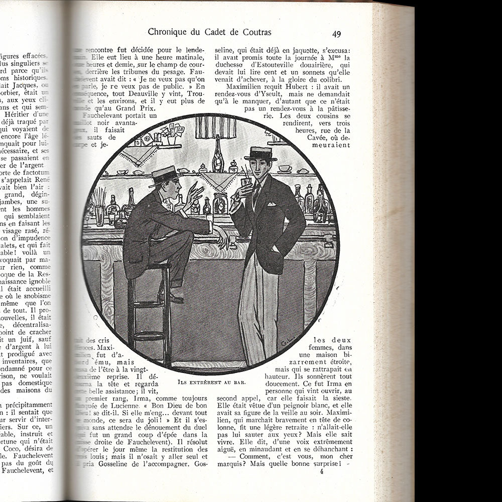 Abel Hermant - Chronique du Cadet de Coutras, Illustrations de Georges Lepape (1912)