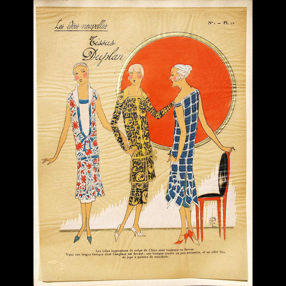 Les Idées Nouvelles de la Mode et des Arts, n°1 , 1925