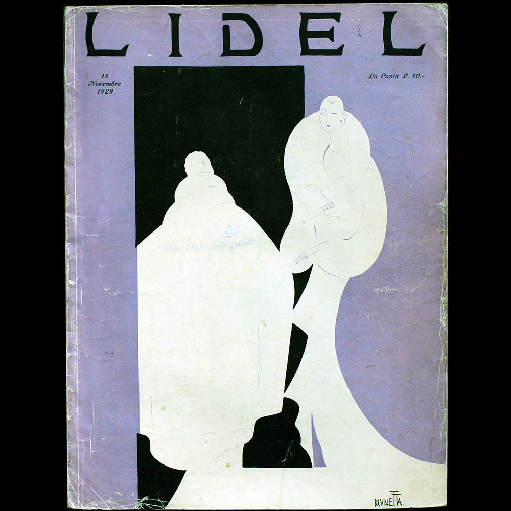 Lidel (novembre 1929), couverture de Brunetta