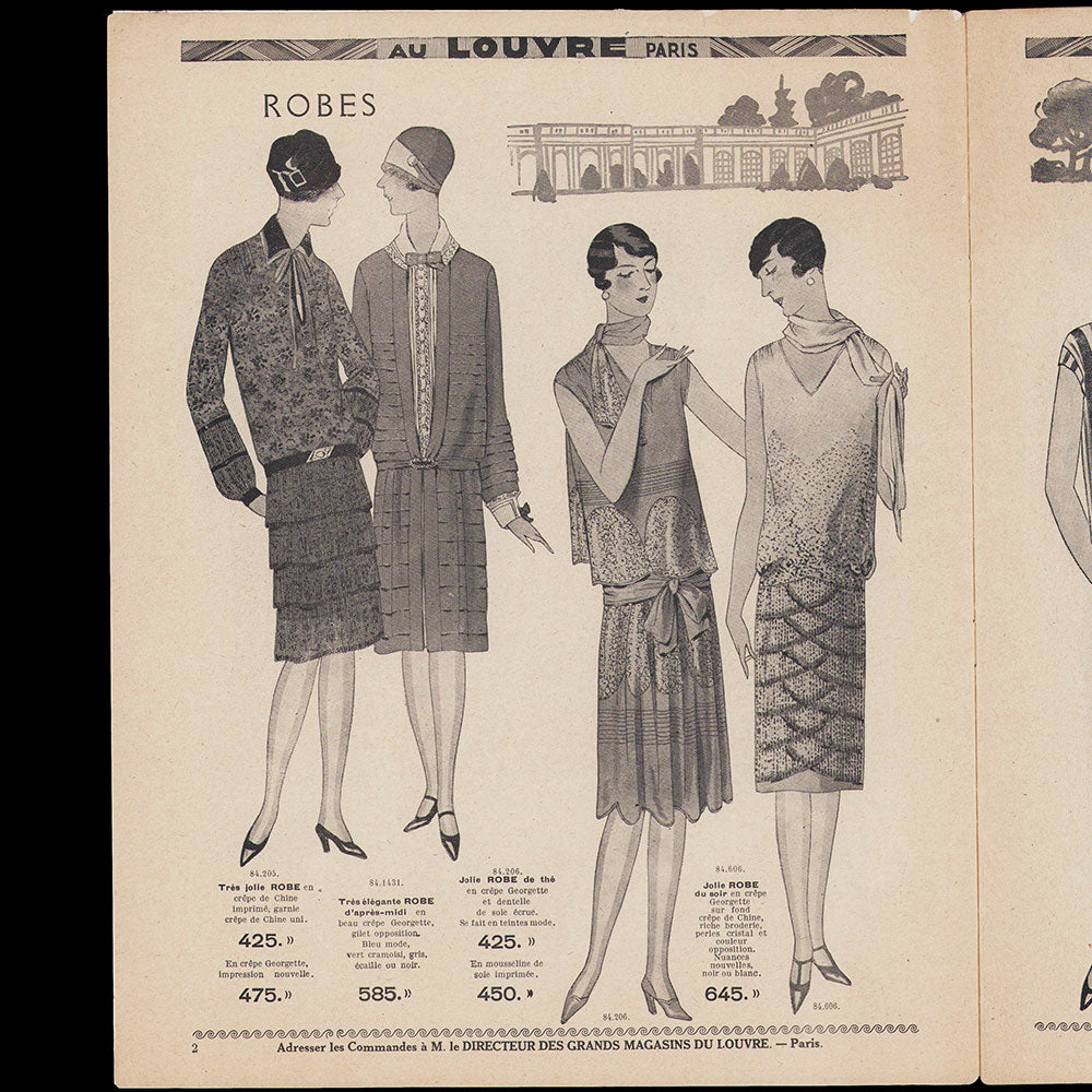 Grands Magasins du Louvre - Catalogue illustré par André-Edouard Marty (1927)