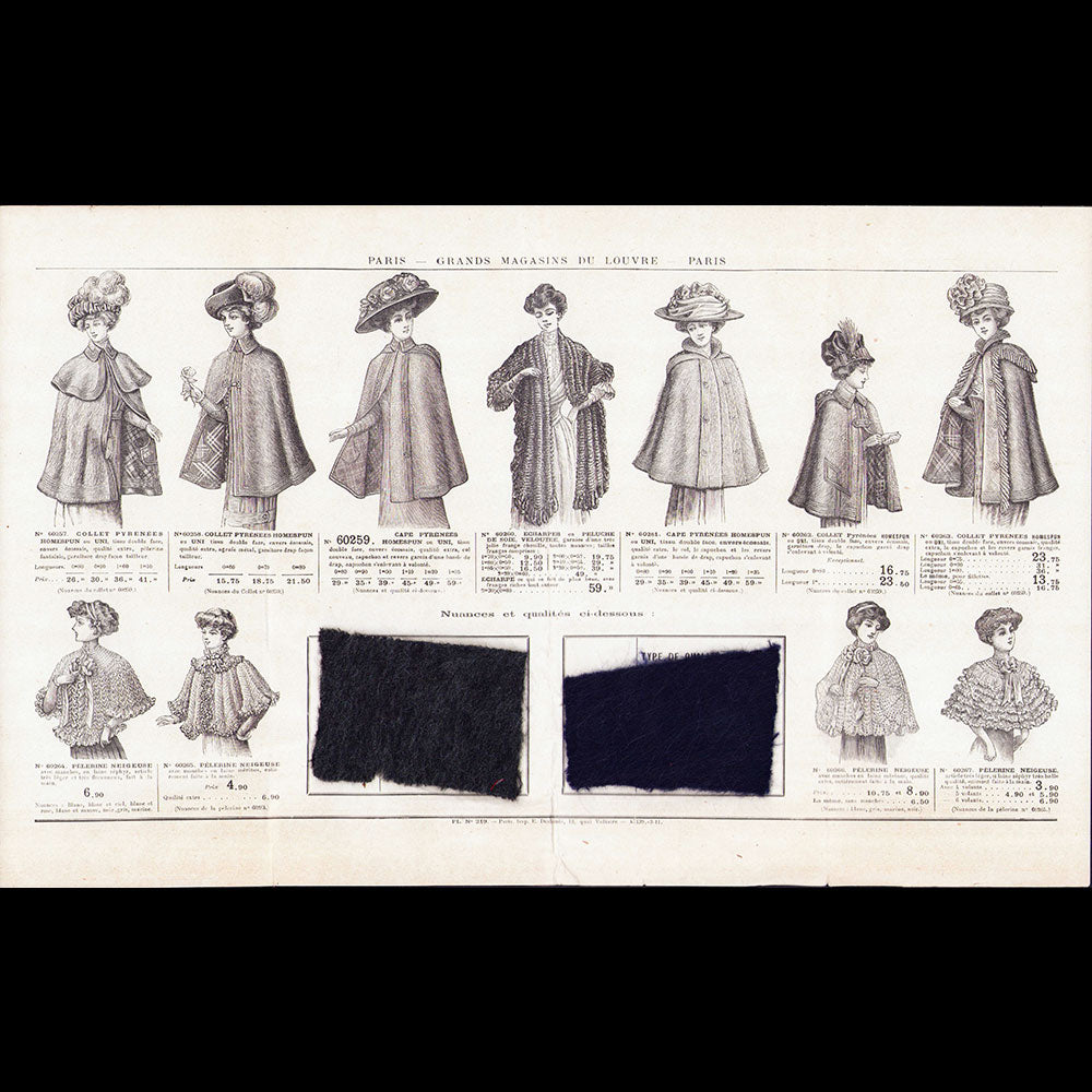 Grands Magasins du Louvre - Paletots et polos tricot pour Dames et Enfants, été 1911