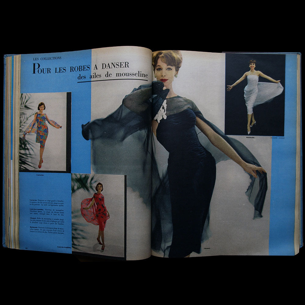 Marie-Claire (1er semestre 1958) - "Yves Saint-Laurent, 21 ans, jouera sur une collection son avenir et la maison Dior"
