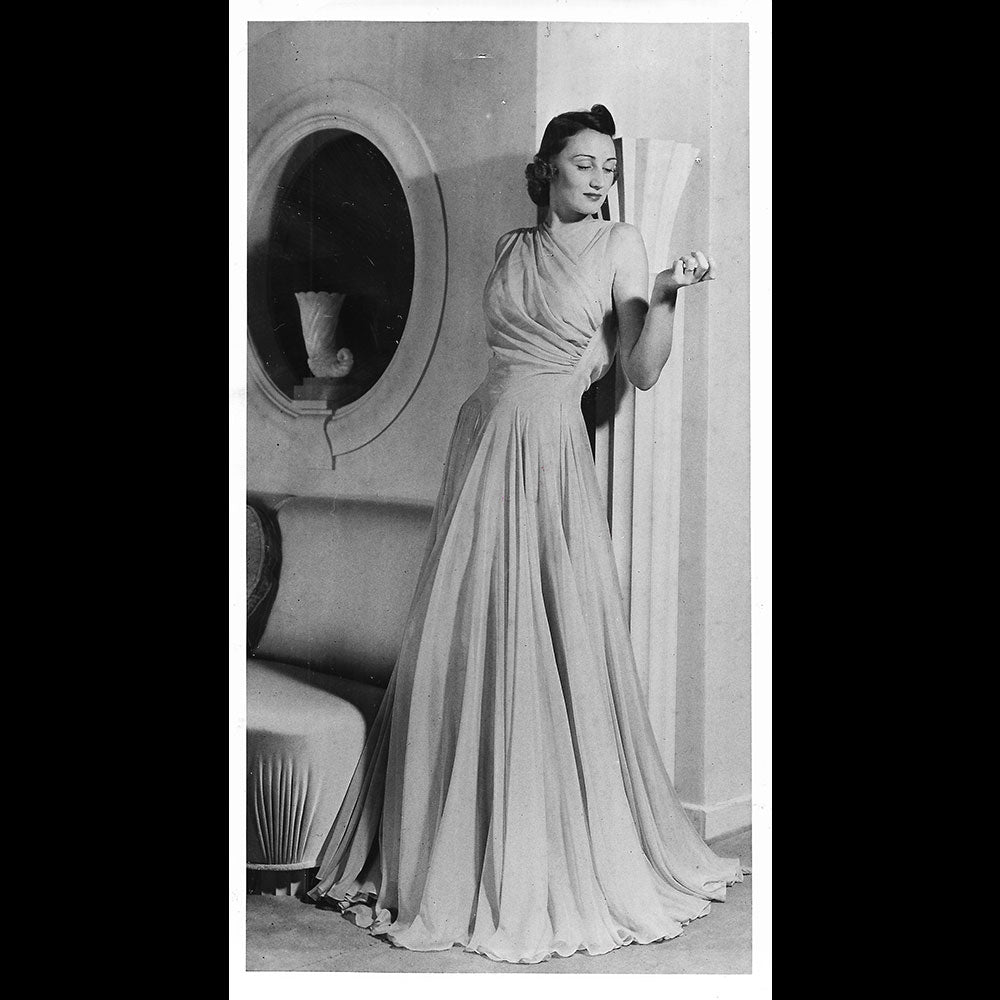 Molyneux - Robe du soir, tirage d'Erik Holmen (1939)