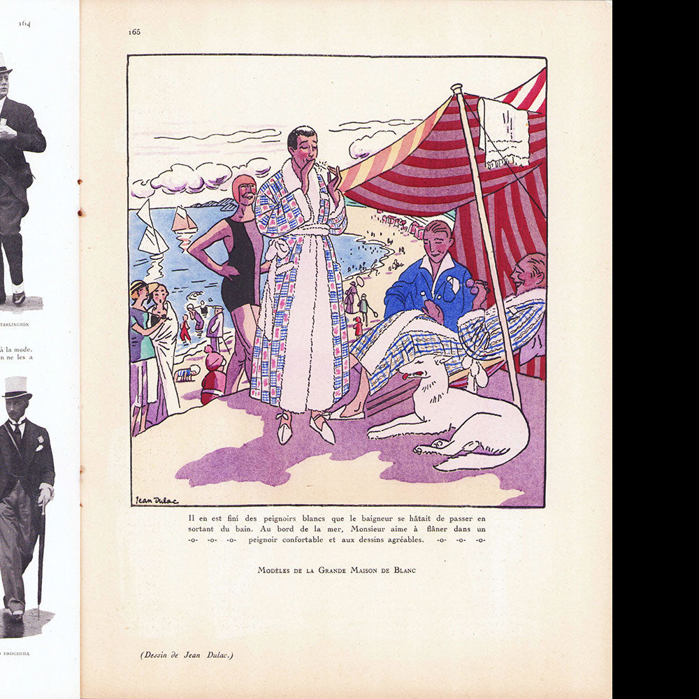 Monsieur, Revue des élégances, n7 (1920, juillet), couverture de Pierre Mourgue