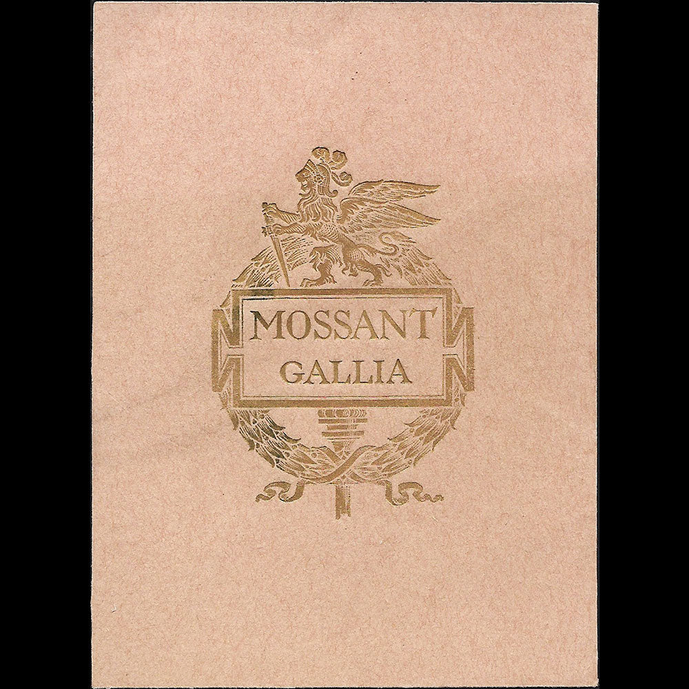 Mossant - Gallia, estampe de la maison de chapeaux (circa 1925-1930)
