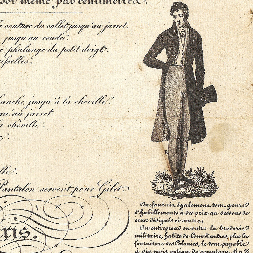 Neumann-Maigeon - Méthode pour prendre mesure soi-même (circa 1820)