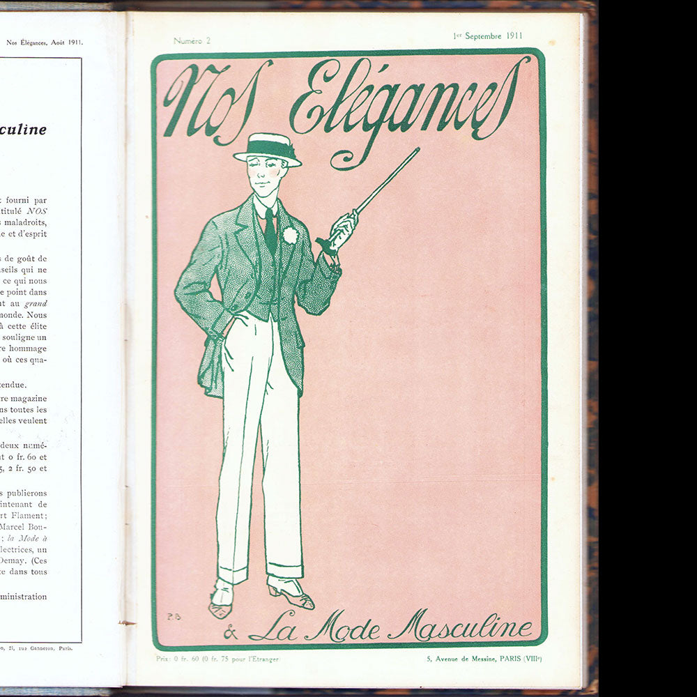 Nos Elégances & la Mode Masculine - Réunion des 5 numéros, août-décembre 1911