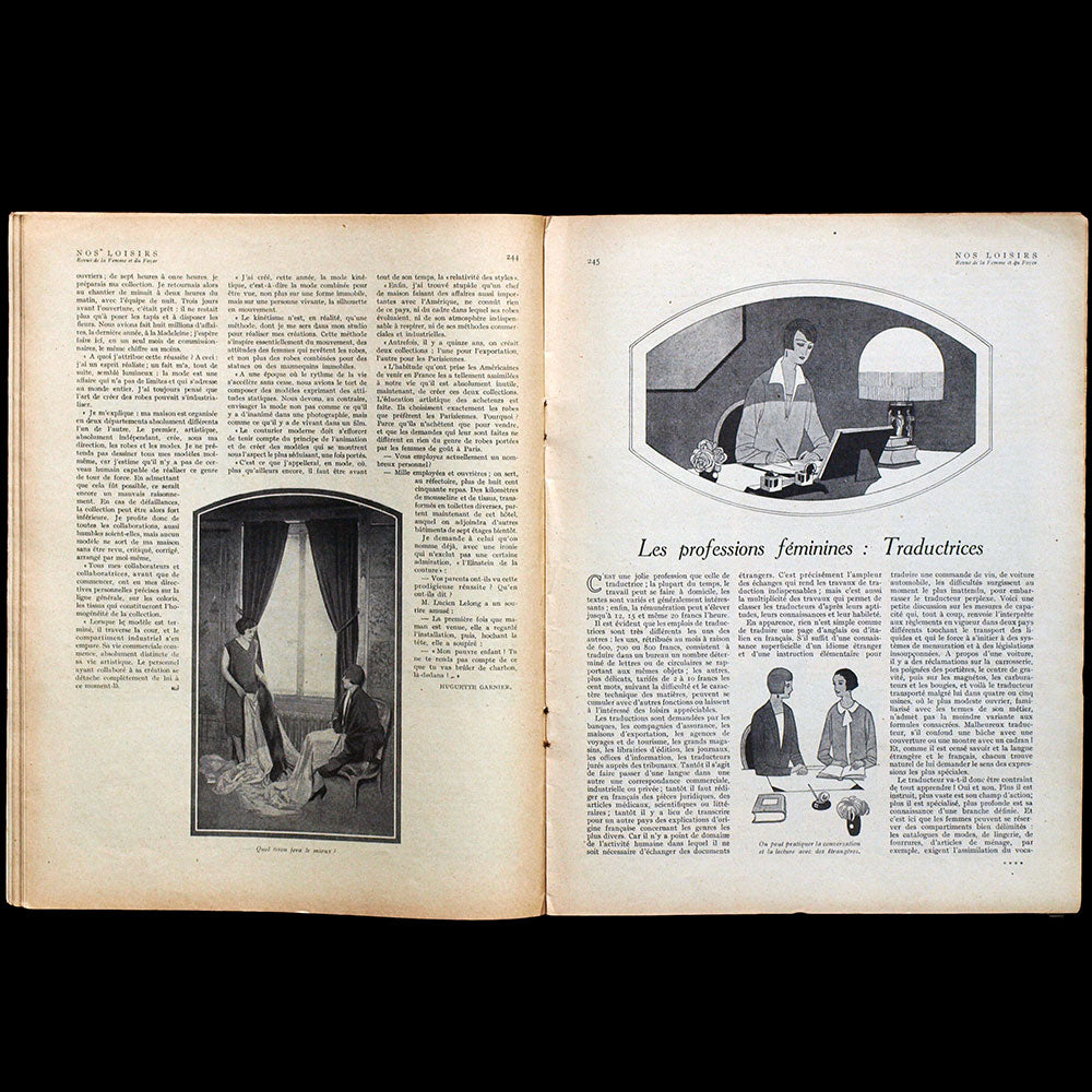 Nos Loisirs, n°86 (1er mai 1926), couverture de Paul Valentin
