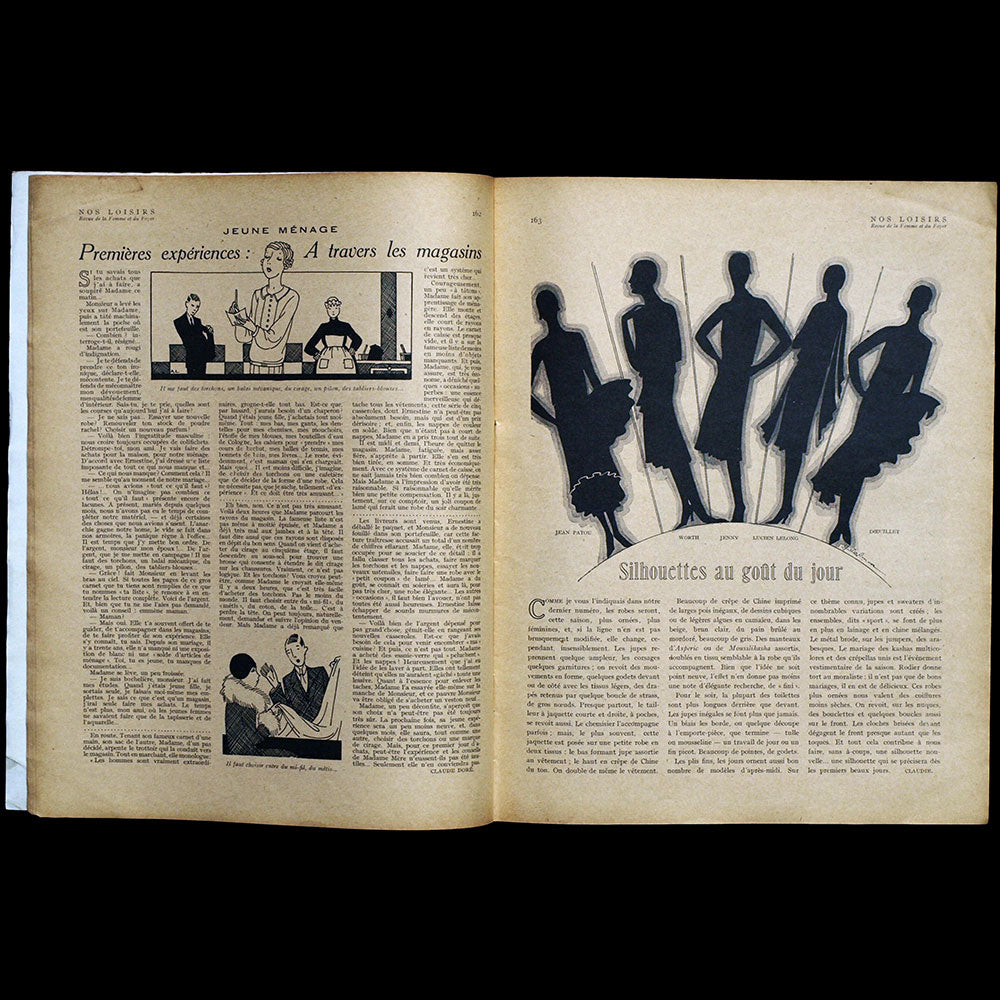 Nos Loisirs, (avril 1928), couverture de Duché