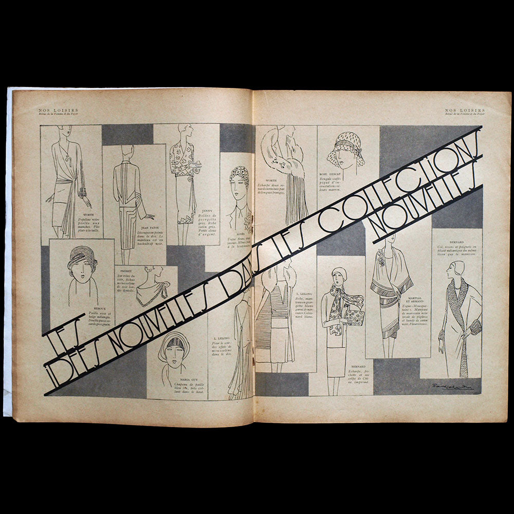 Nos Loisirs, (avril 1928), couverture de Duché