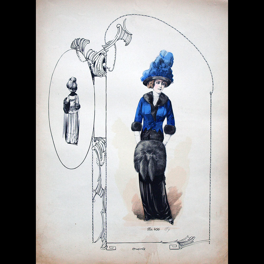 Paquin - Ensemble de 8 gravures (circa 1910)