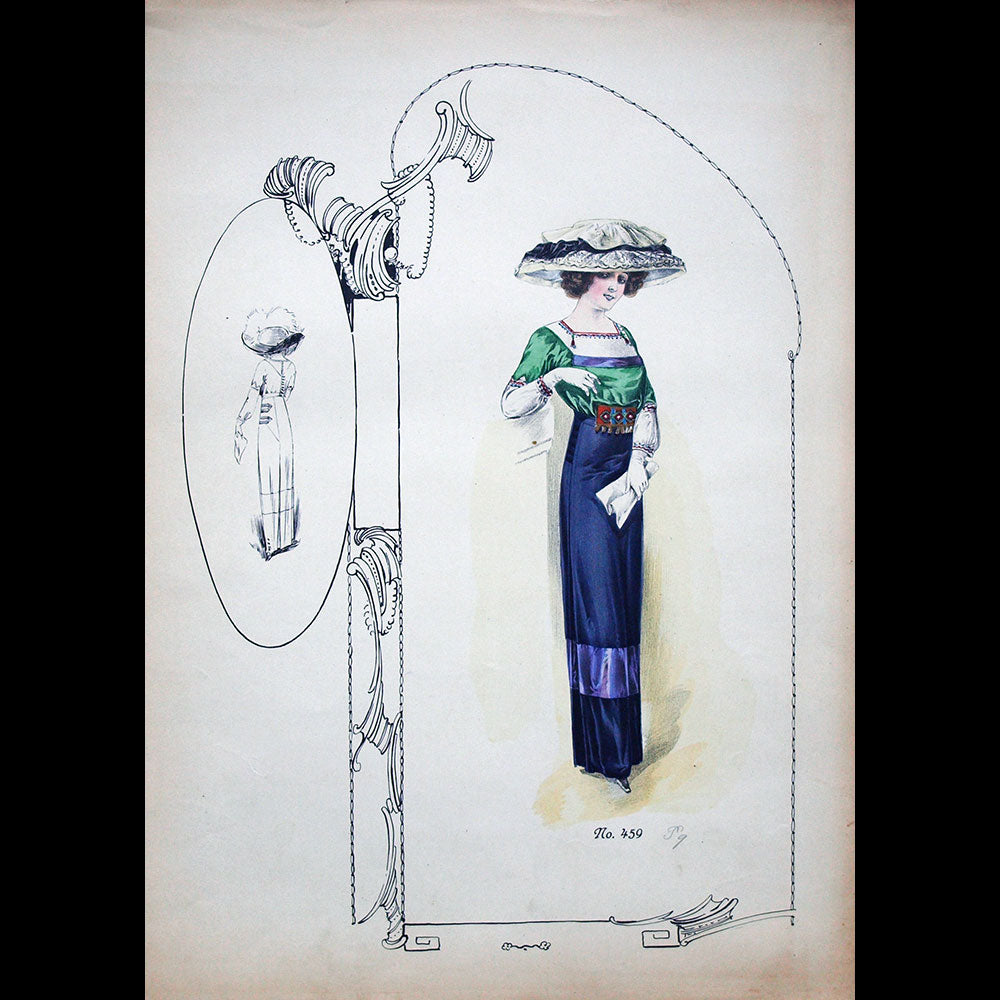 Paquin - Ensemble de 8 gravures (circa 1910)