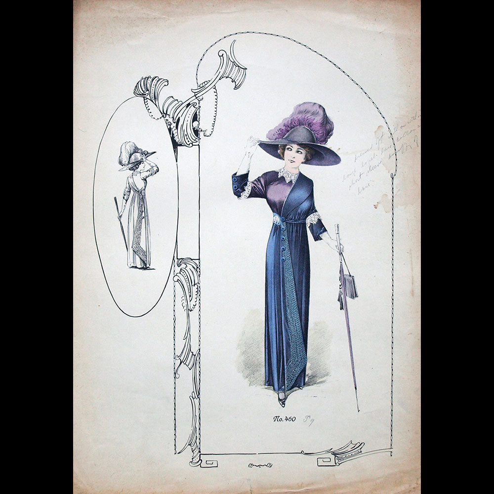 Paquin - Ensemble de 8 gravures (circa 1910)