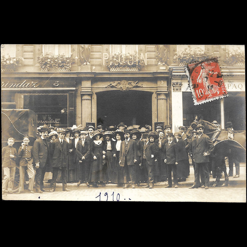 Les maisons Paquin et Marindaz, 3 rue de la Paix à Paris (1910)