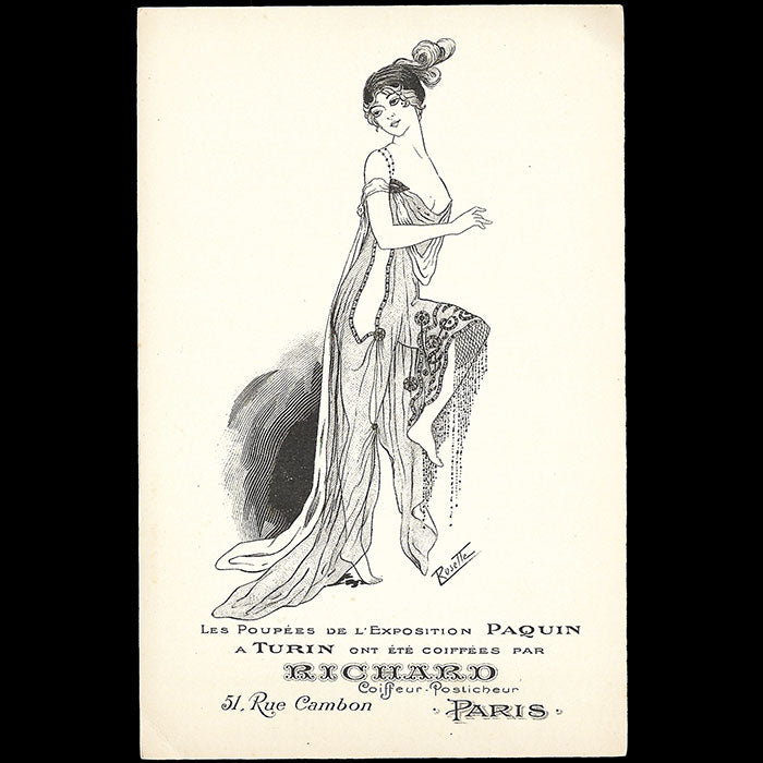 Paquin - Les Poupées de l'Exposition Paquin à Turin ont été coiffées par Richard (1911)