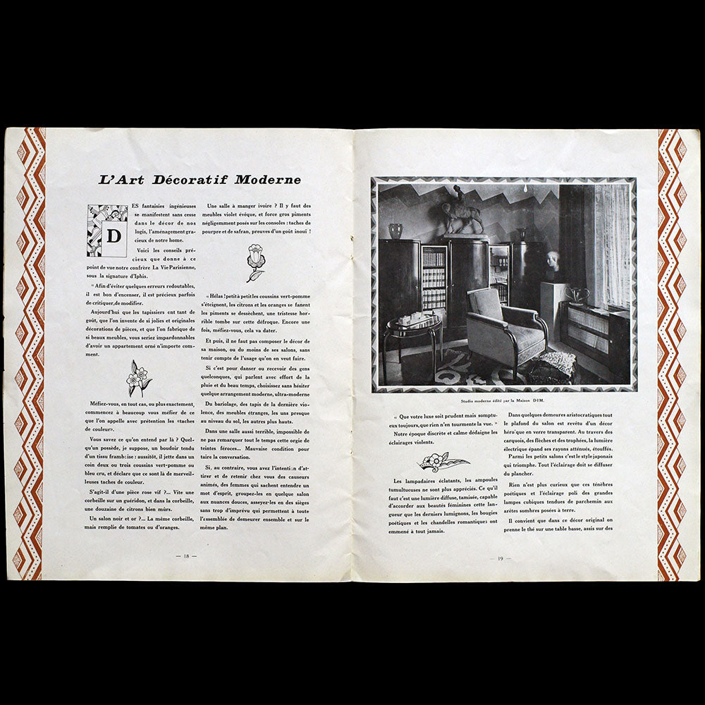 Parures, revues des Industries de la Mode, n°11, mai 1927