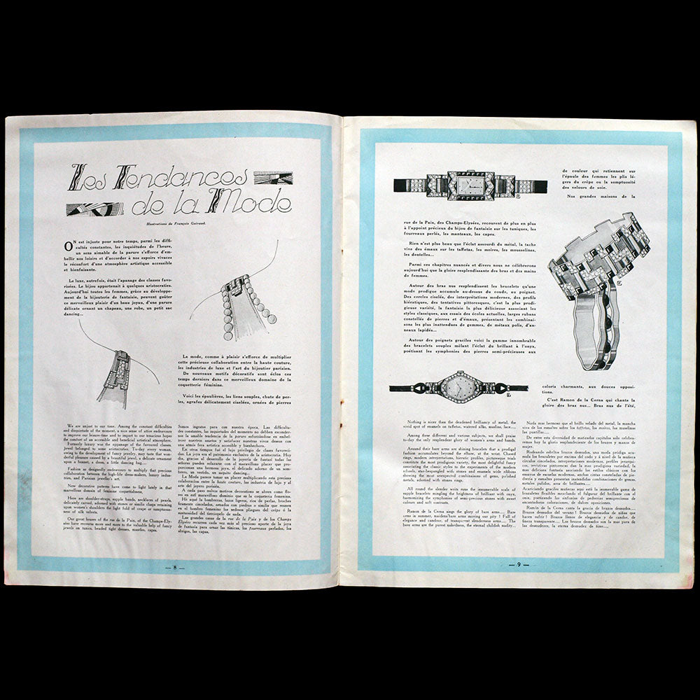 Parures, revues des Industries de la Mode, n°2, juillet-août 1926