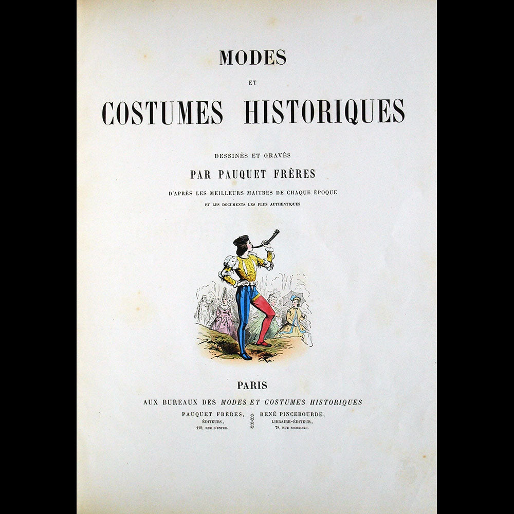 Pauquet Frères - Modes et Costumes Historiques (1864), exemplaire de Karl Lagerfeld