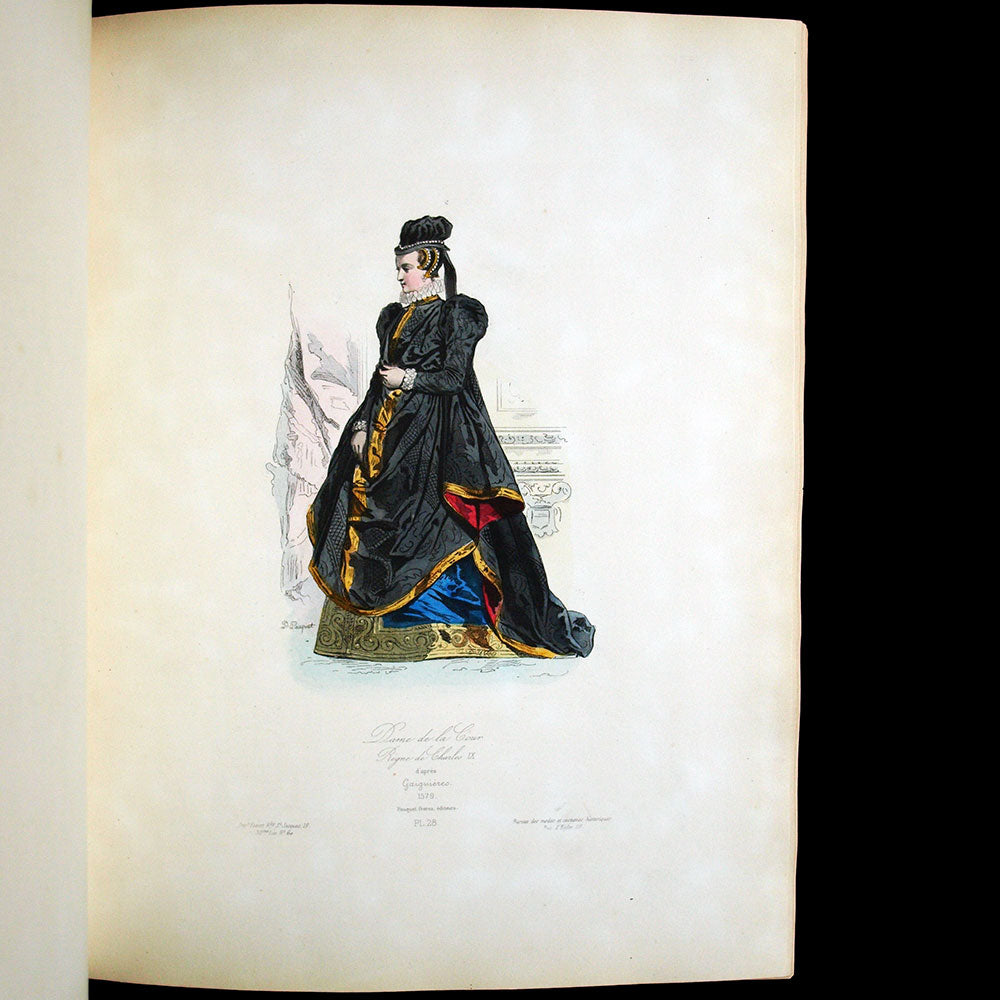 Pauquet Frères - Modes et Costumes Historiques (1864), exemplaire de Karl Lagerfeld