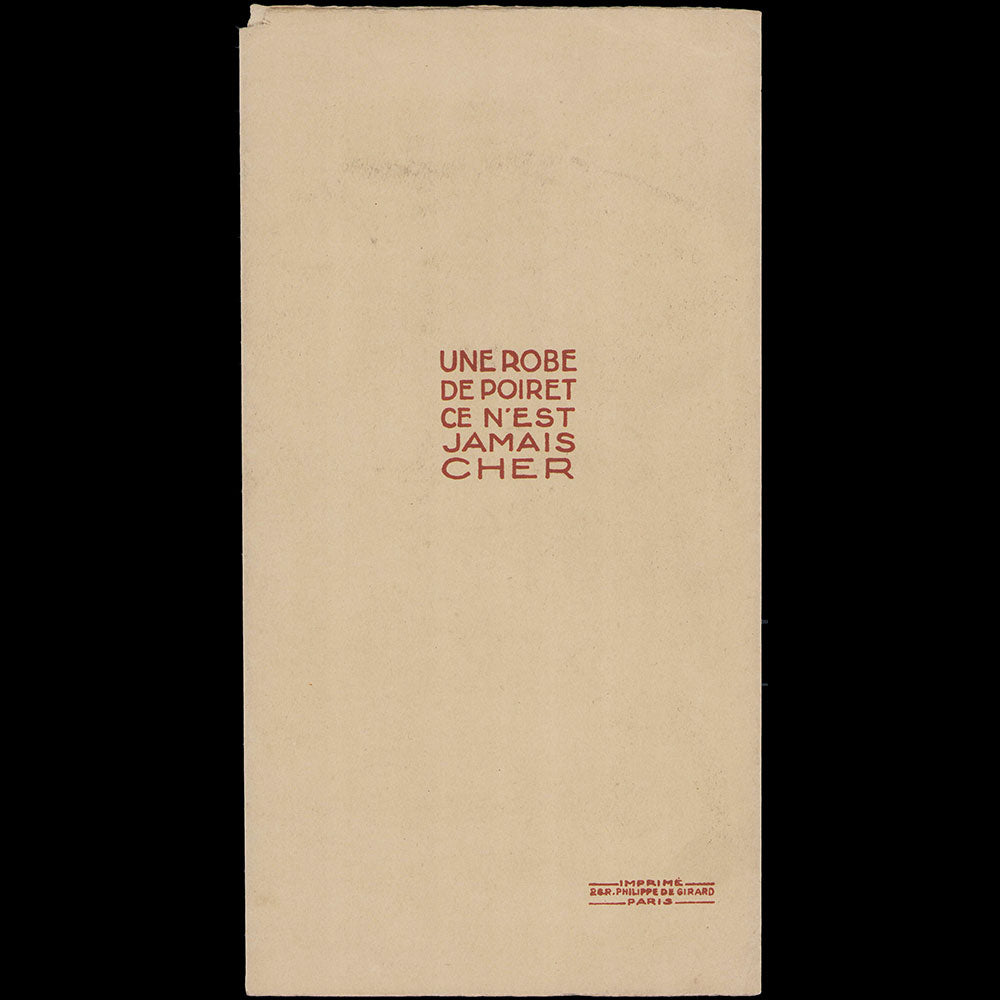 Poiret - Chez Poiret / Biarritz donne de grandes fêtes (circa 1920)