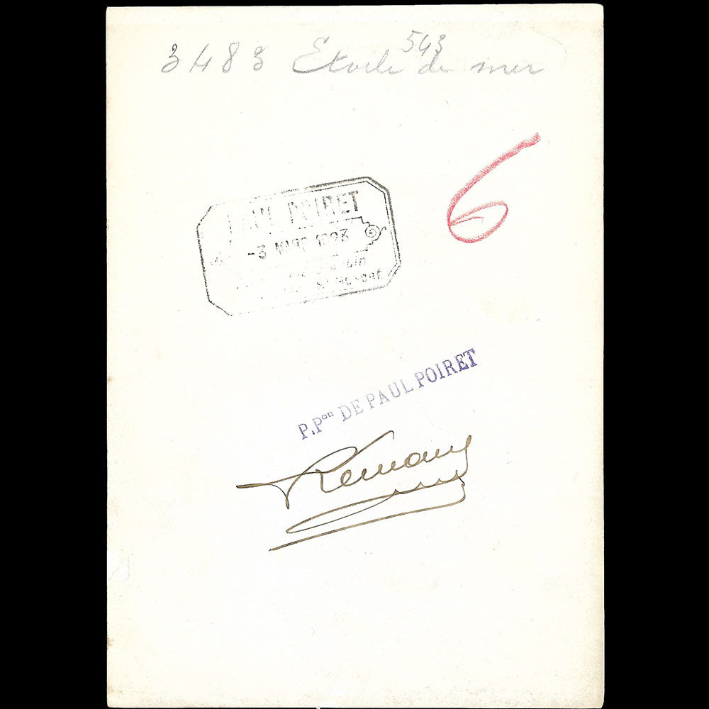 Poiret - Robe étoile de mer (1923)