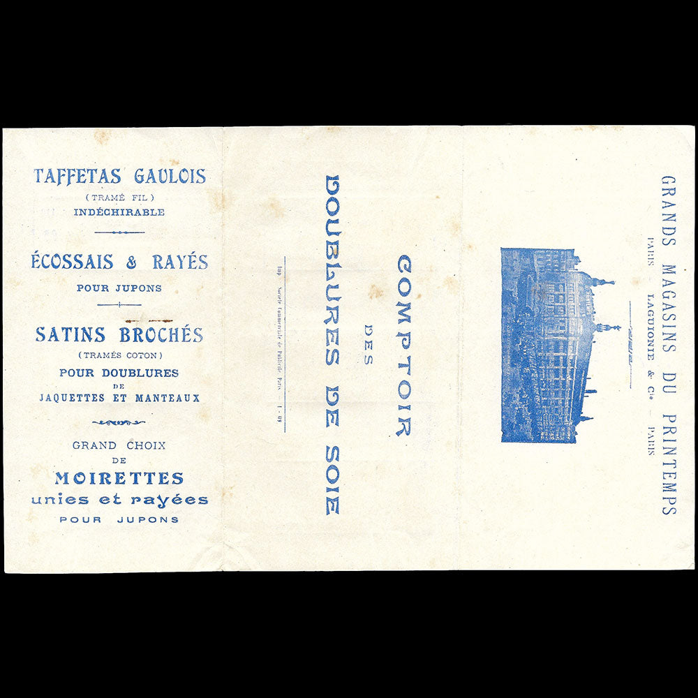 Le Printemps - Comptoir des doublures de soies (1909)