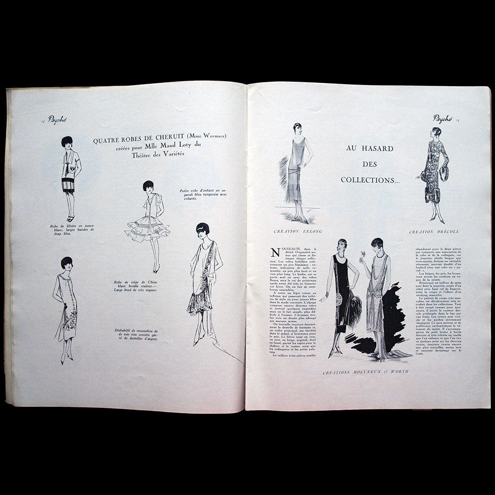 Psyché, le miroir des belles choses (mars 1925), couverture de René Magritte