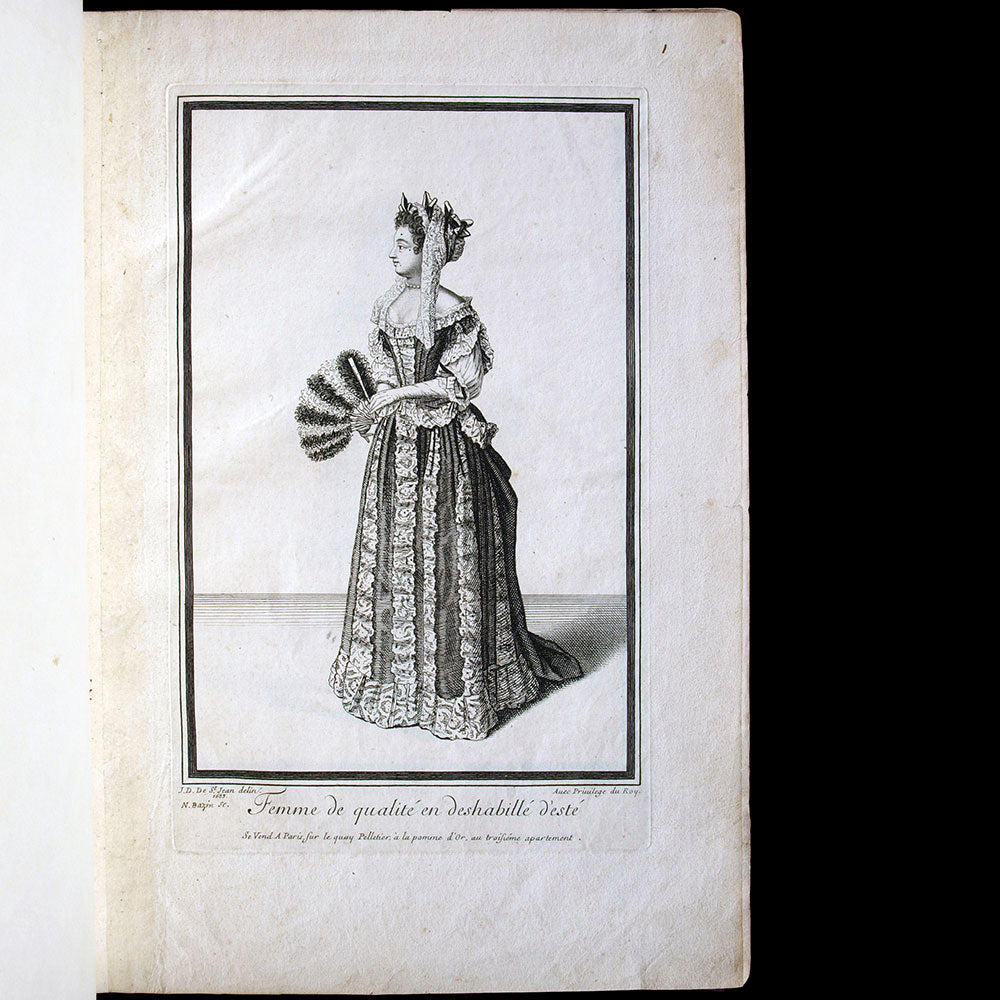 Recueil de planches de modes du XVIIème et du XVIIIème siècle (circa 1690-1710)