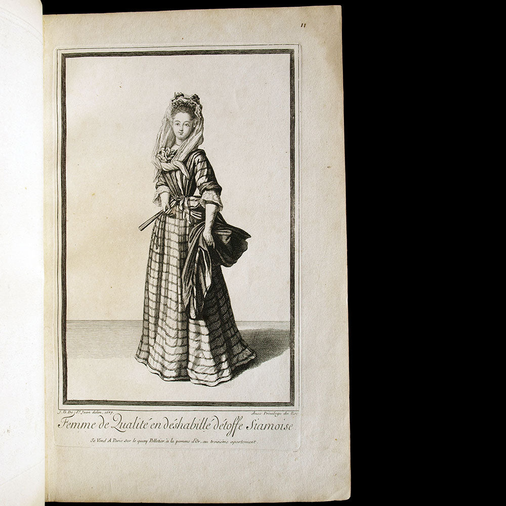 Recueil de planches de modes du XVIIème et du XVIIIème siècle (circa 1690-1710)