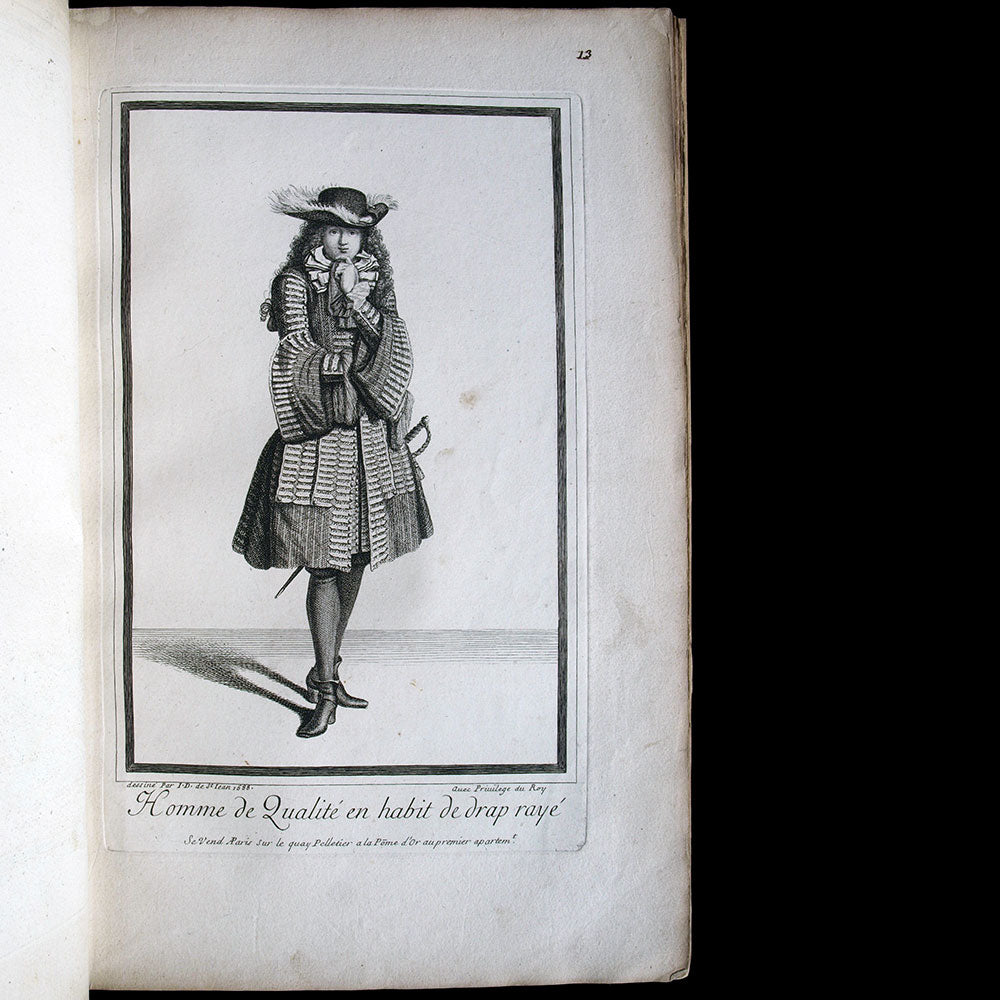 Recueil de planches de modes du XVIIème et du XVIIIème siècle (circa 1690-1710)