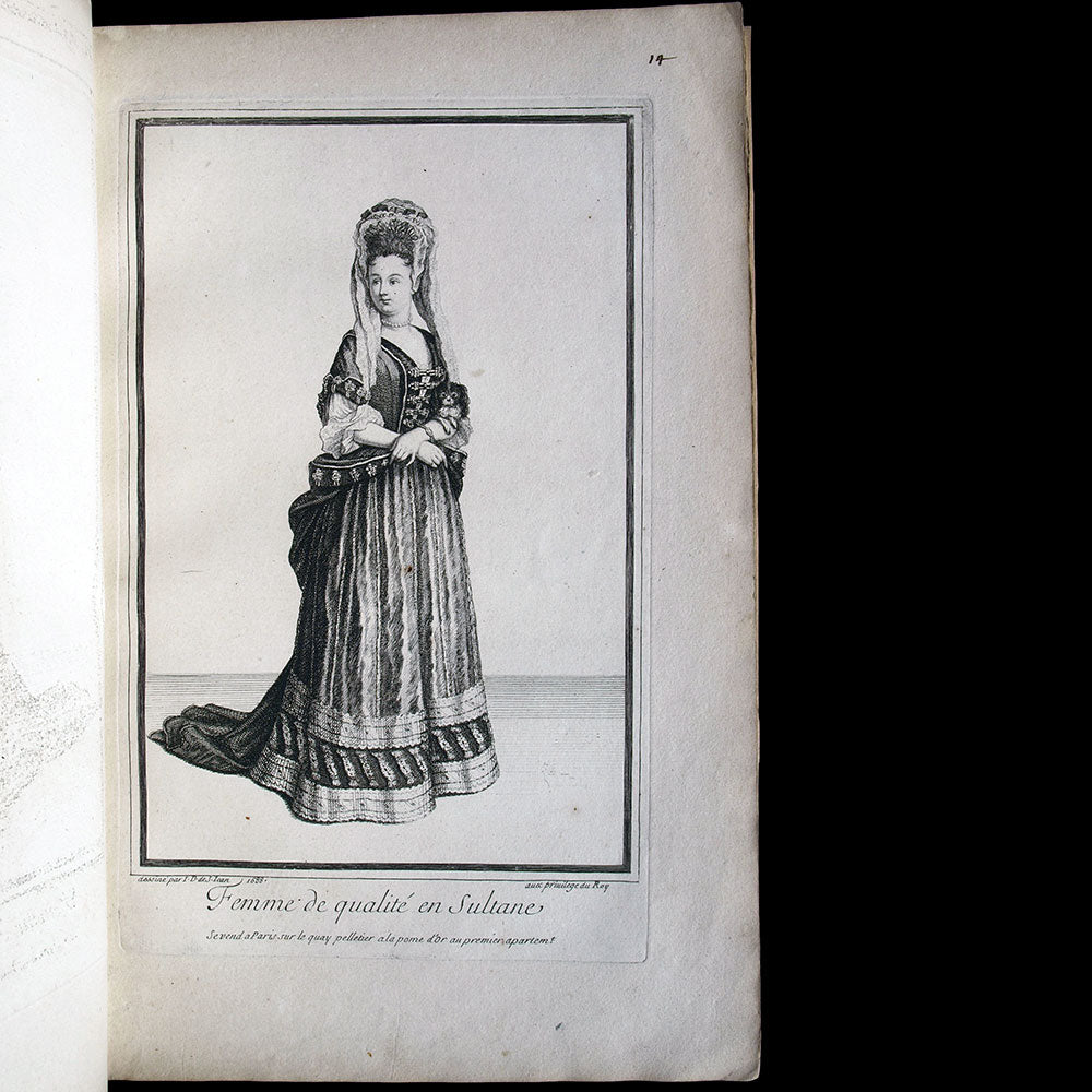 Recueil de planches de modes du XVIIème et du XVIIIème siècle (circa 1690-1710)