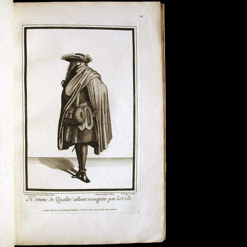 Recueil de planches de modes du XVIIème et du XVIIIème siècle (circa 1690-1710)