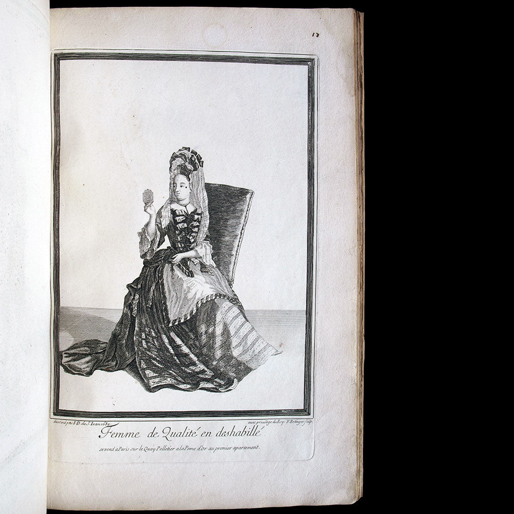 Recueil de planches de modes du XVIIème et du XVIIIème siècle (circa 1690-1710)
