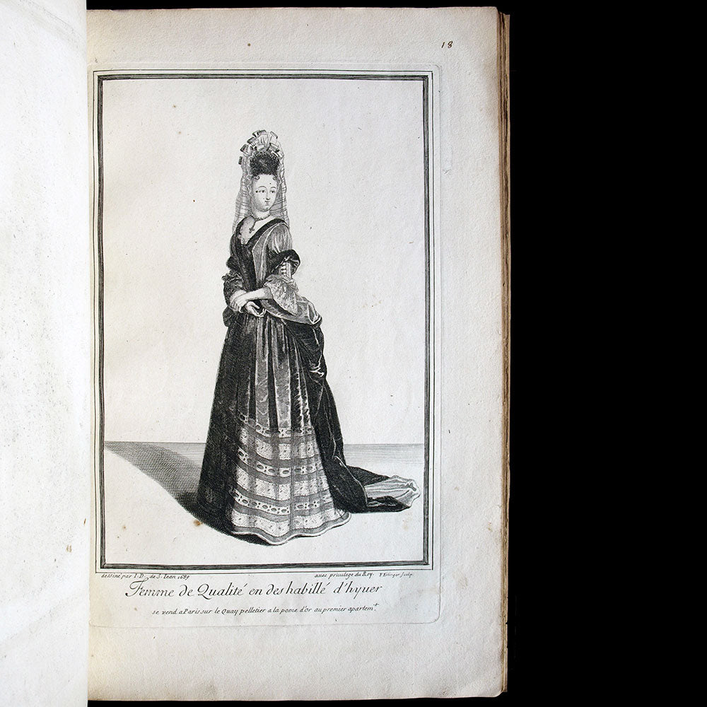 Recueil de planches de modes du XVIIème et du XVIIIème siècle (circa 1690-1710)