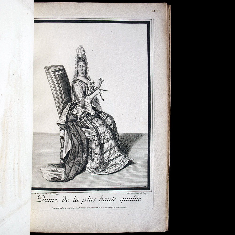 Recueil de planches de modes du XVIIème et du XVIIIème siècle (circa 1690-1710)